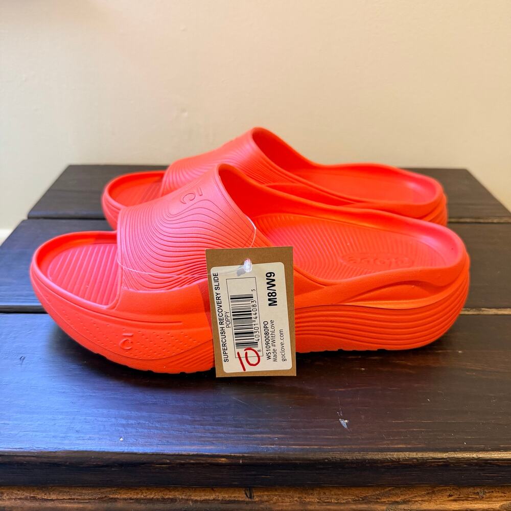 NEW Clove SuperCush Recovery Size Women’s 9 Men’s 8 Slide Sandal Nursing Poppy
